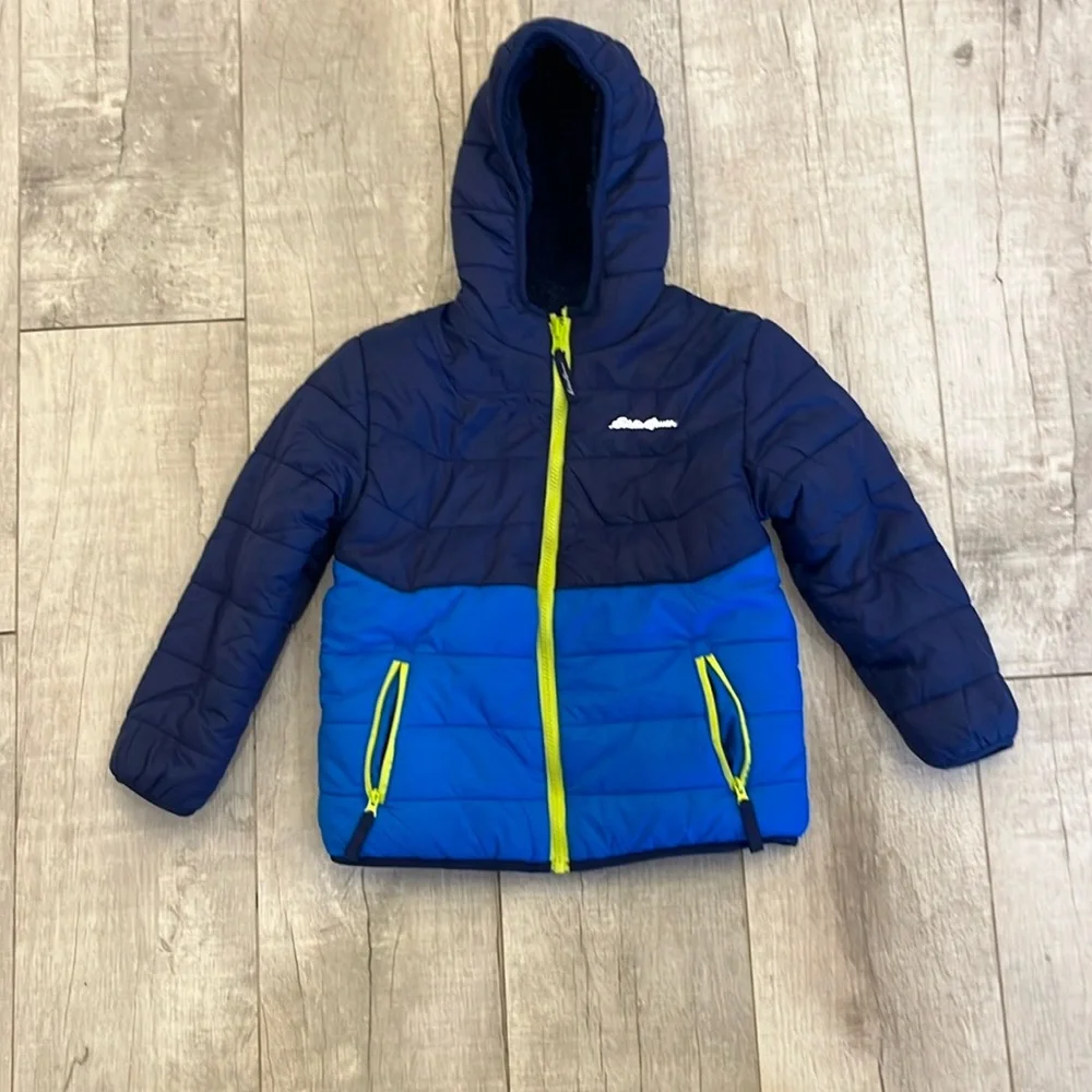 Eddie Bauer Kids Reversible Plush Hoodie Jacket‎ Size 5/6